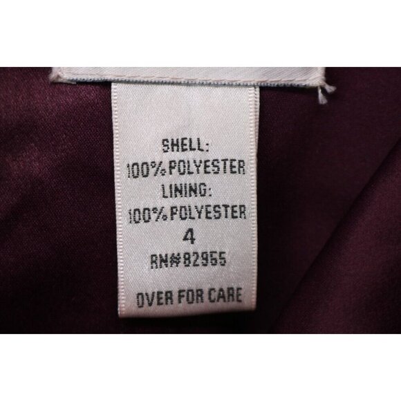 Bill Levkoff Purple Strapless Evening Dress-Size 4-Event-Pockets - Picture 7 of 14